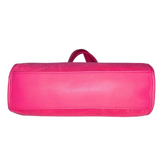 Juicy Couture Flash Pink Beach Logo Rhinestone Design Large Tote Bag NWT - Picture 10 of 10